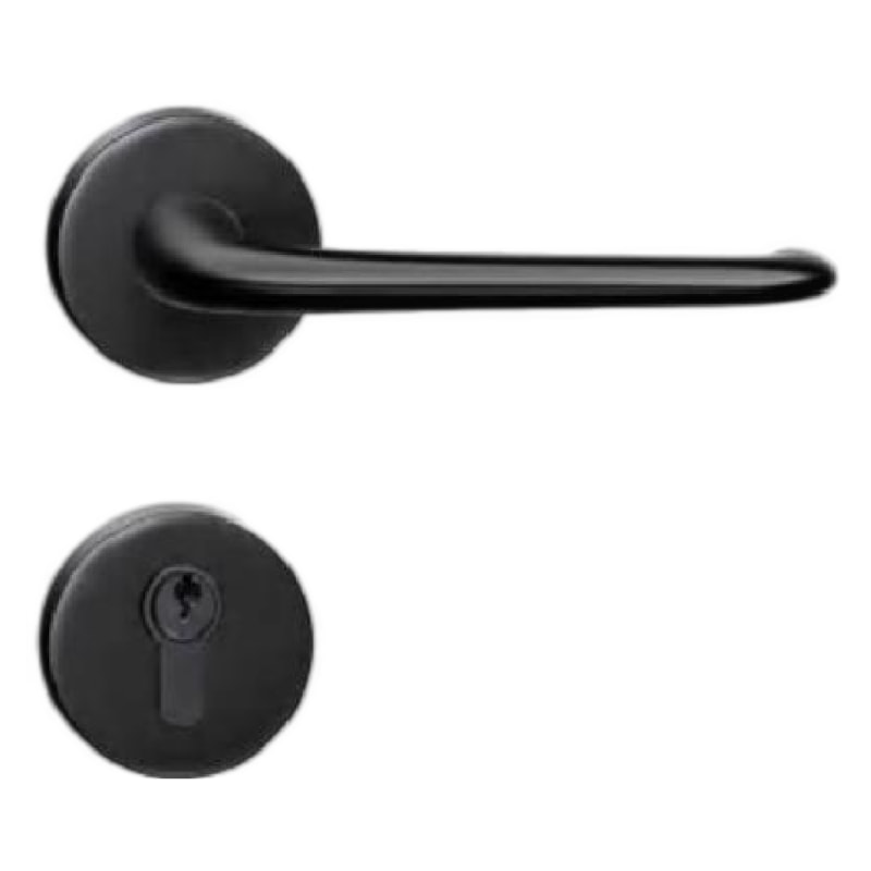 B5现代简约门锁哑黑