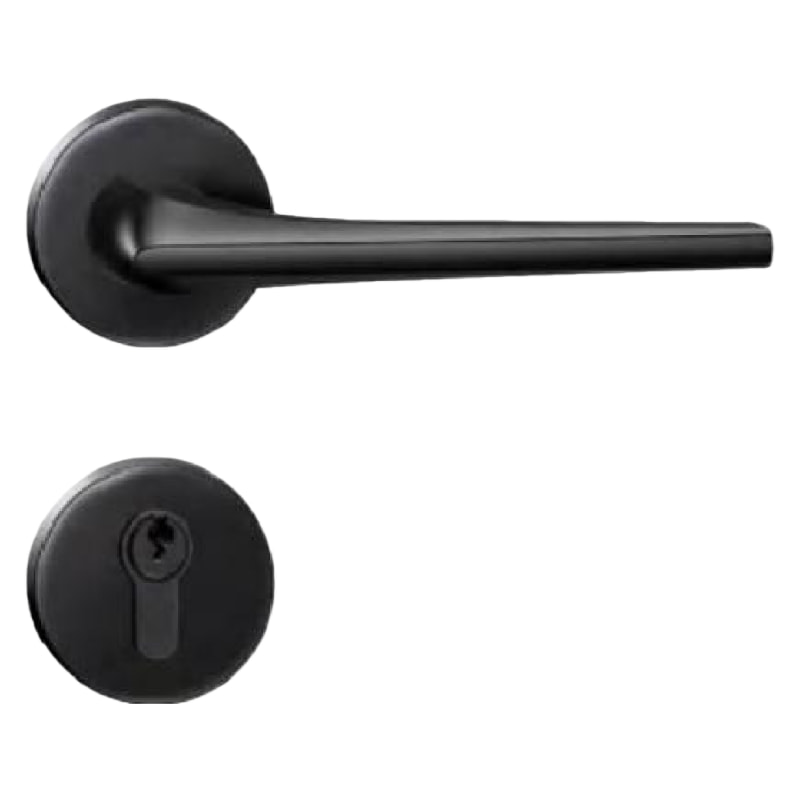 B4现代简约门锁哑黑