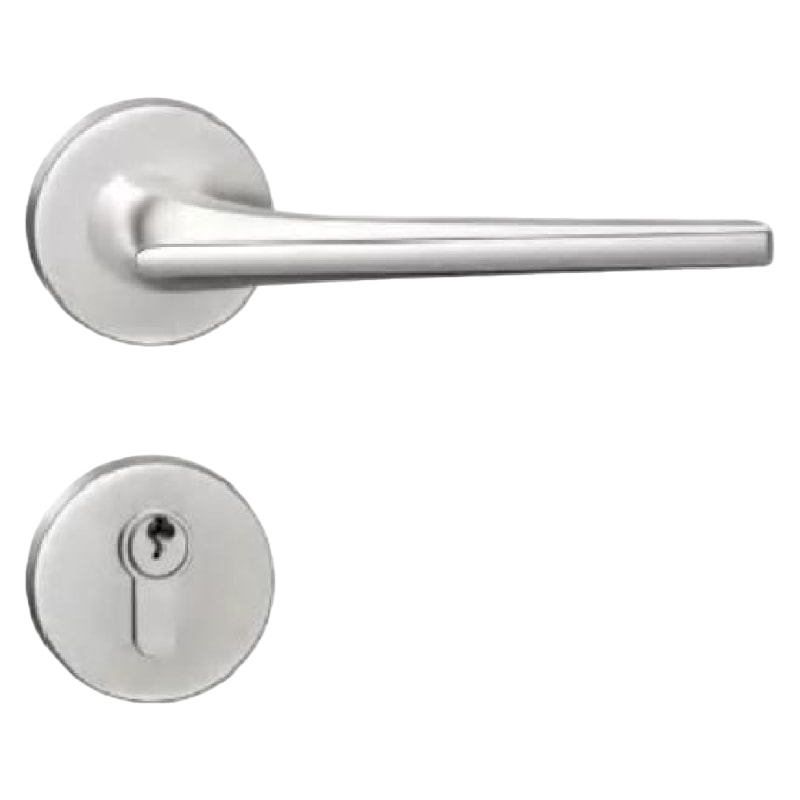 B4现代简约门锁哑镍