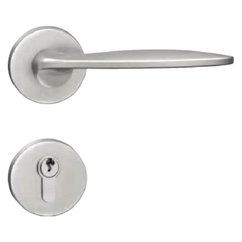 B3现代简约门锁哑镍