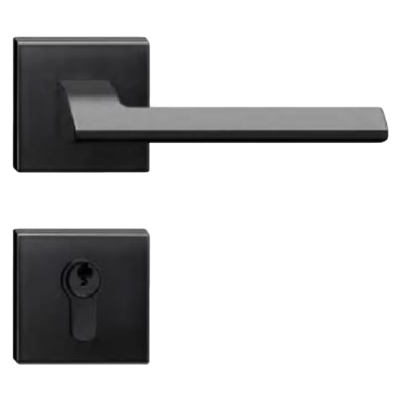 B17现代简约门锁哑黑