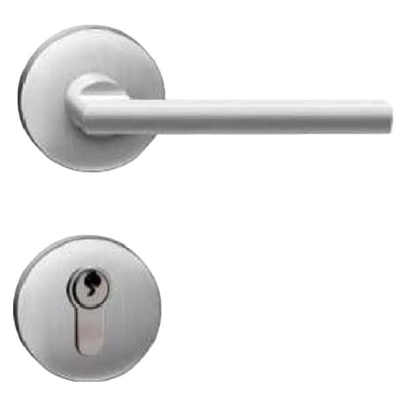 B16现代简约门锁拉丝镍