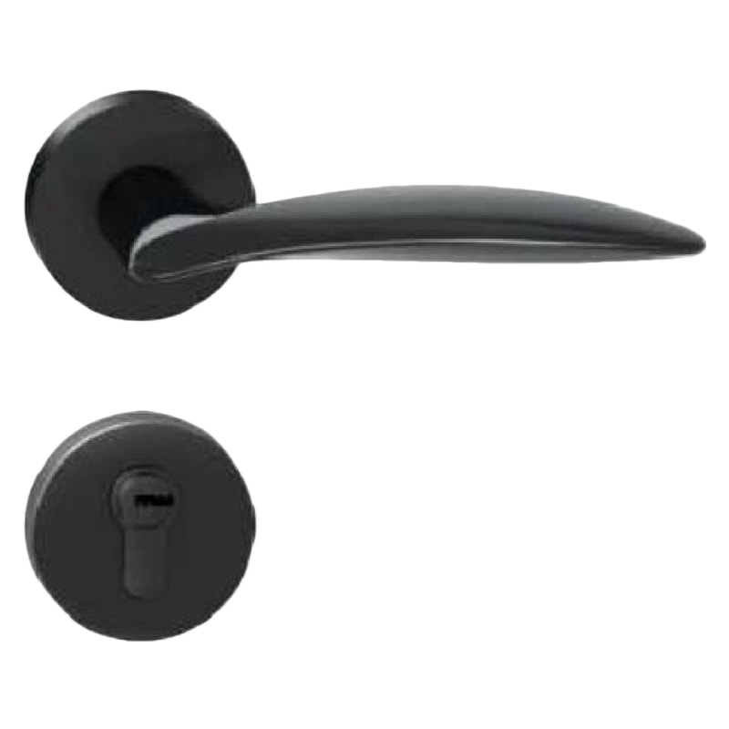 Q32现代简约门锁哑黑