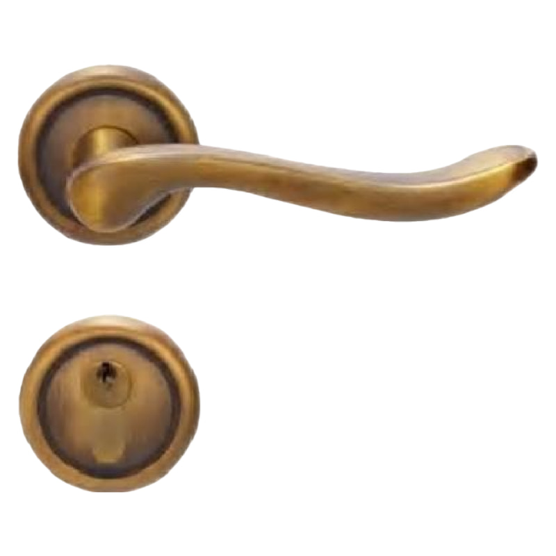 HD-68802古典铜分体锁欧洲铜