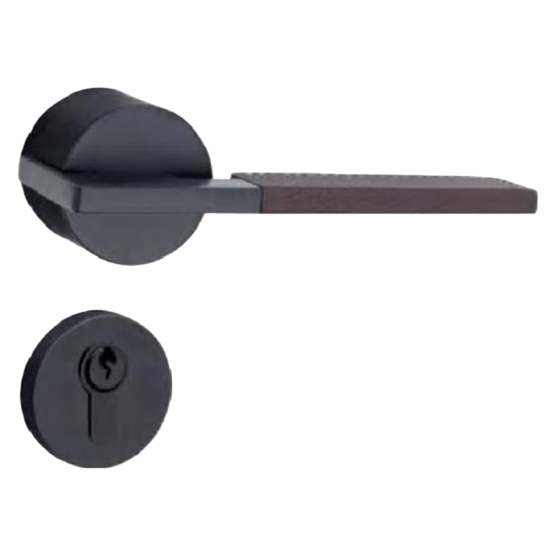 QX现代简约门锁哑黑